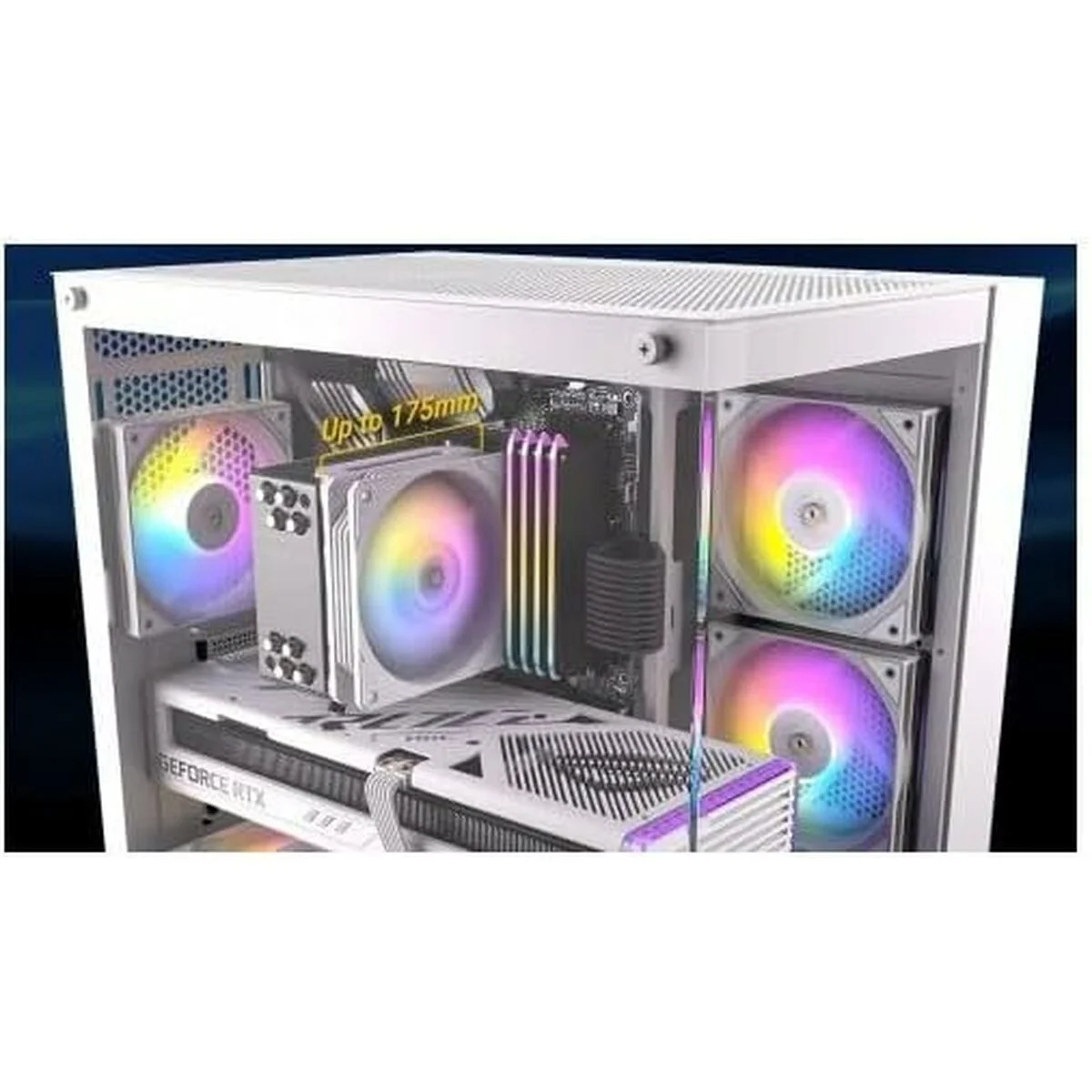 Caja Semitorre ATX Antec CX800 ARGB Blanco