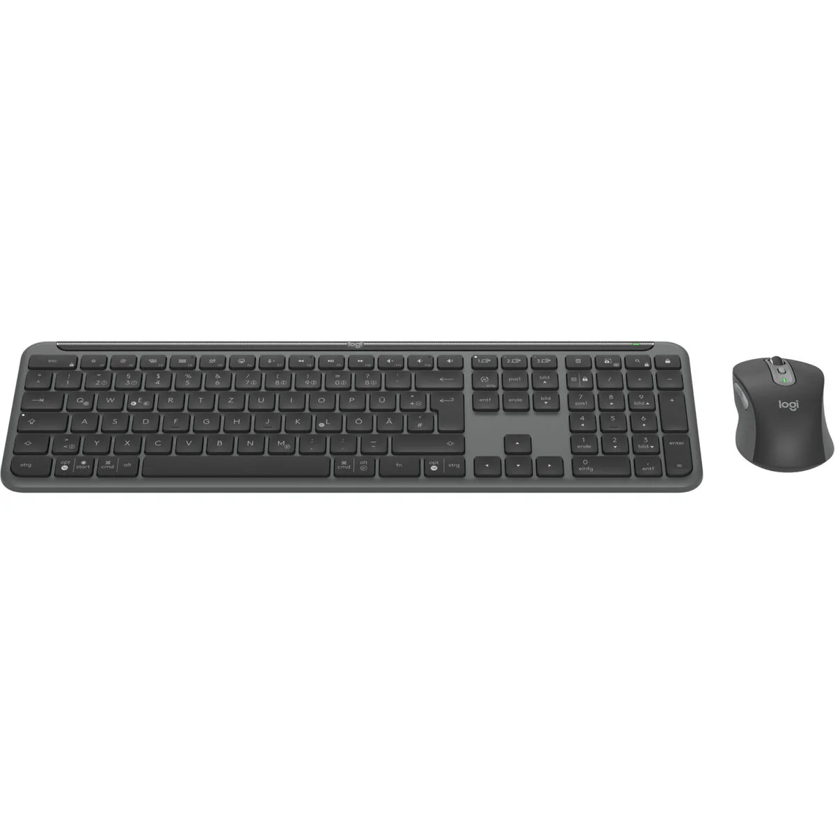 Teclado y Ratón Logitech 920-012504 Grafito Alemán QWERTZ