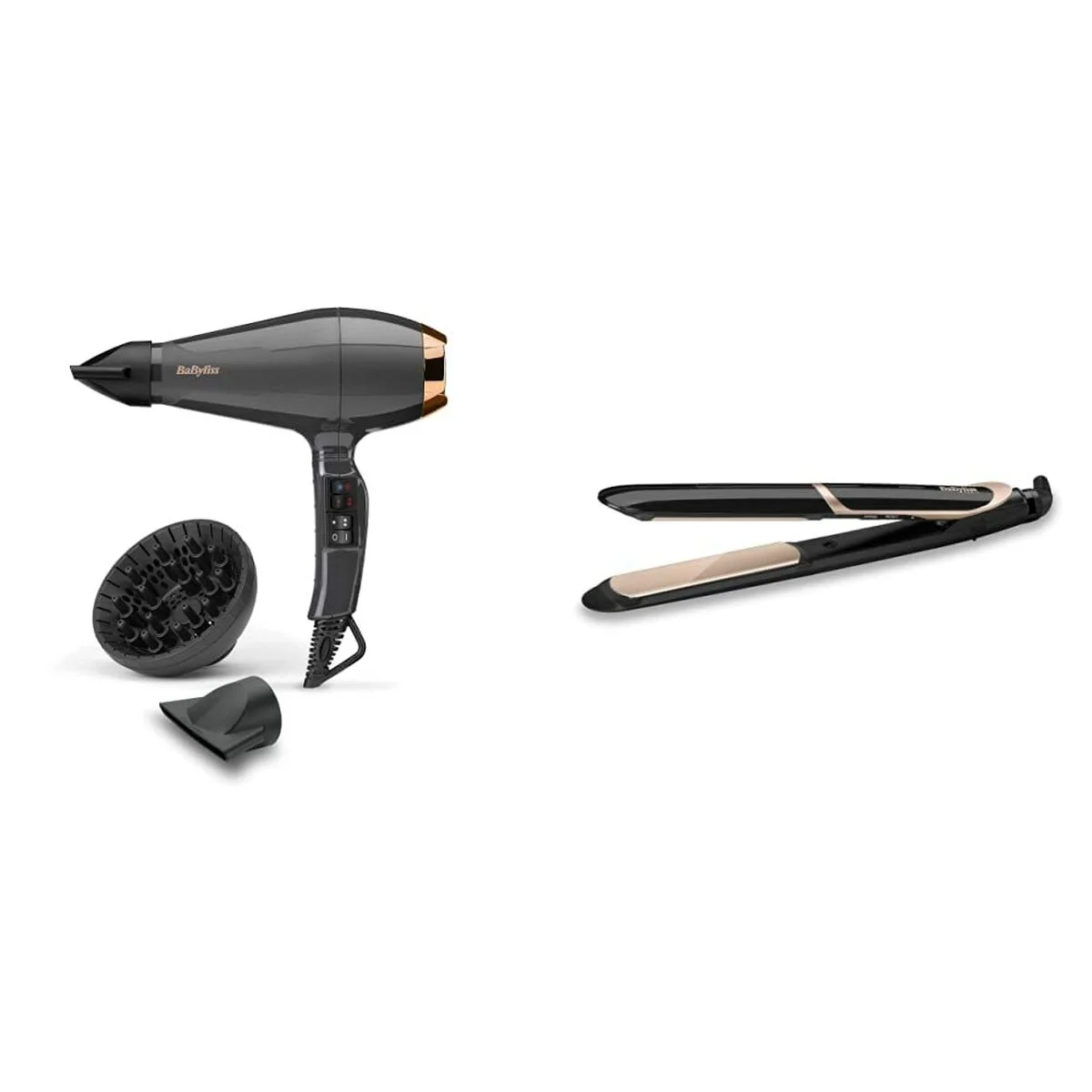 Secador de Pelo Babyliss 6719DE Negro Gris 2200 W