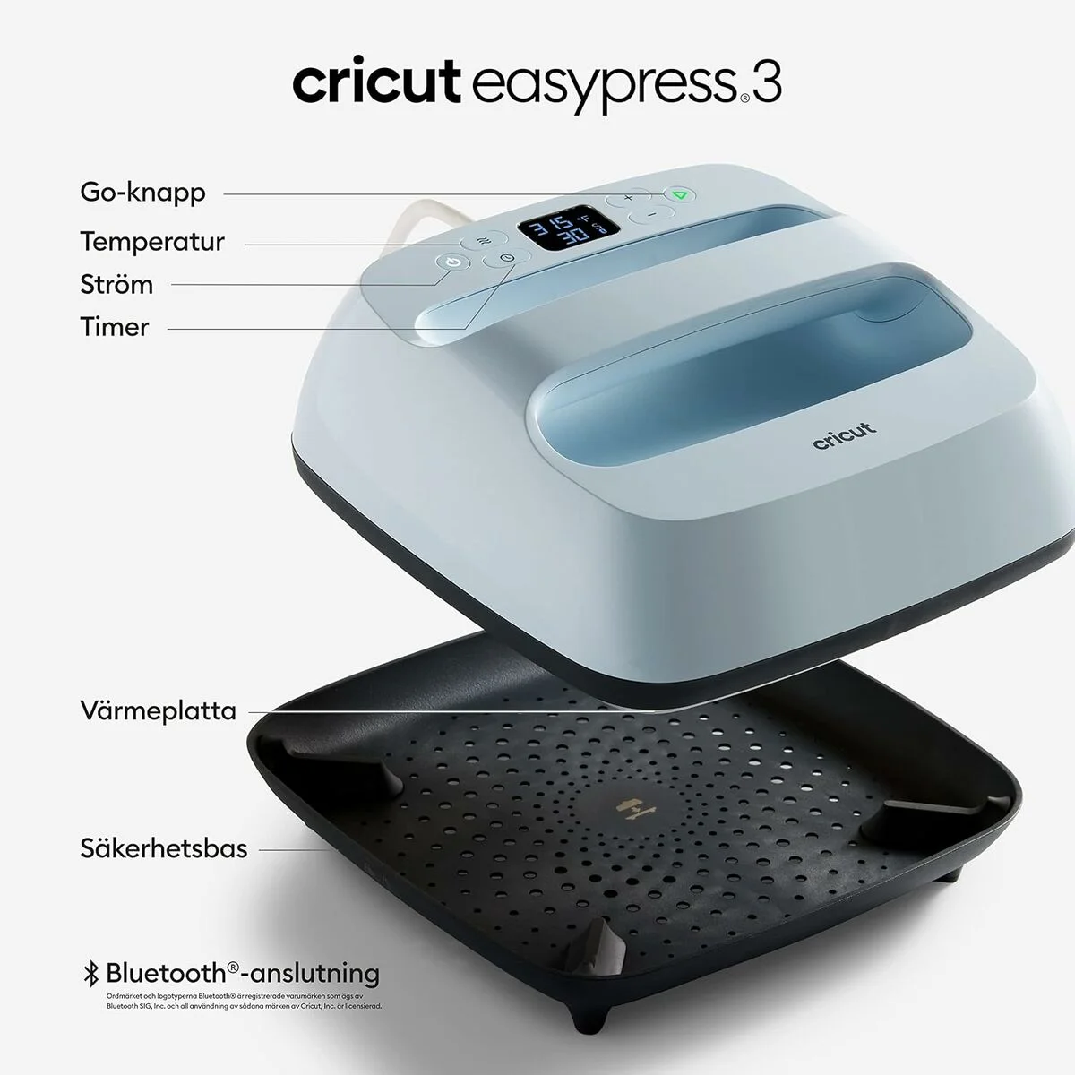 Prensa Térmica Cricut EasyPress 3 EU