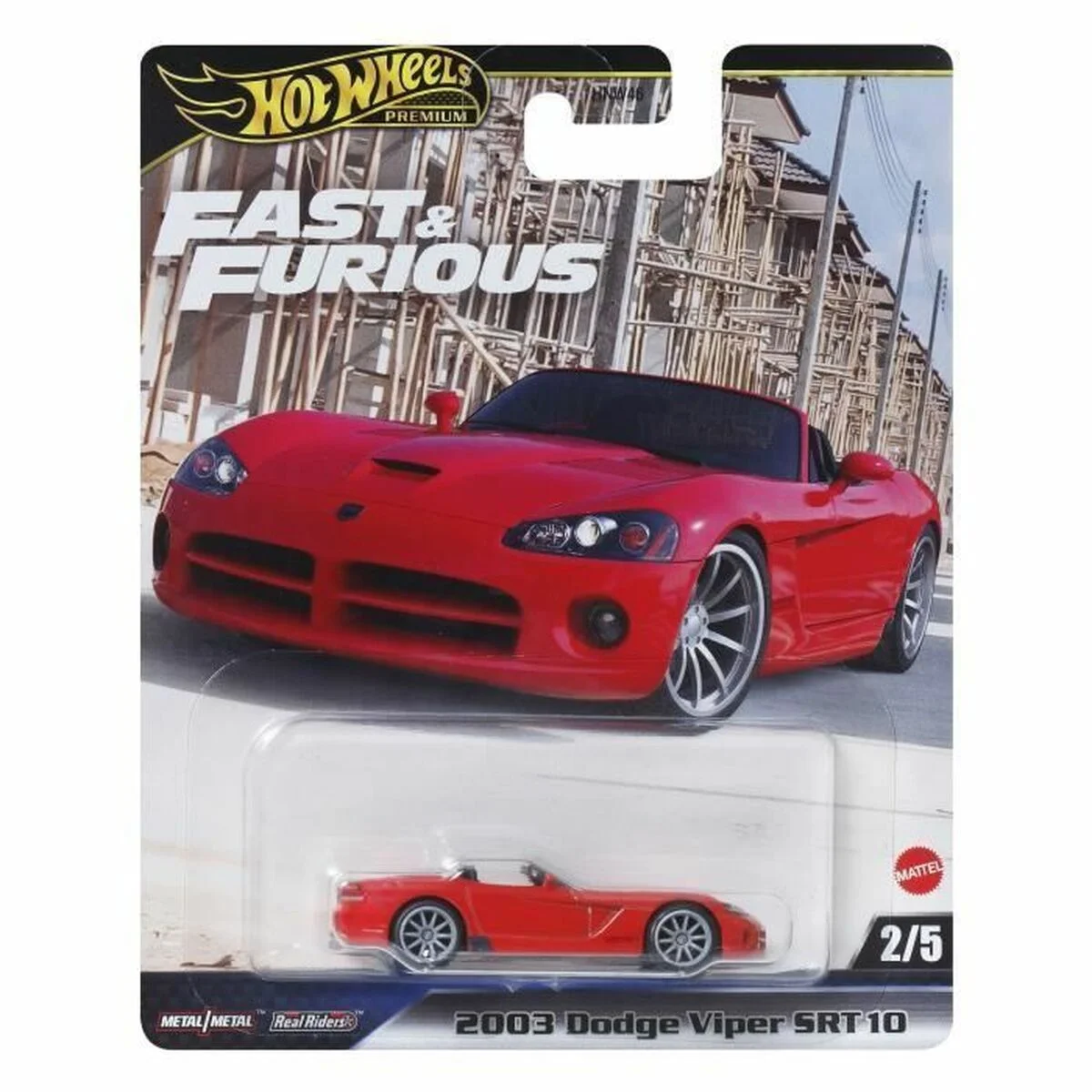Coche de juguete Hot Wheels Fast & Furious