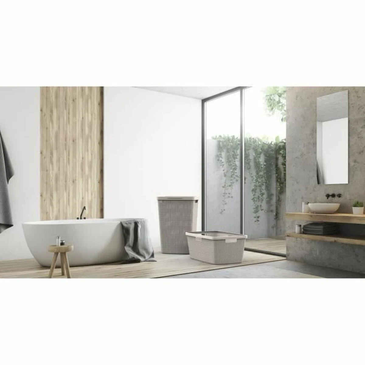 Laundry basket Curver White