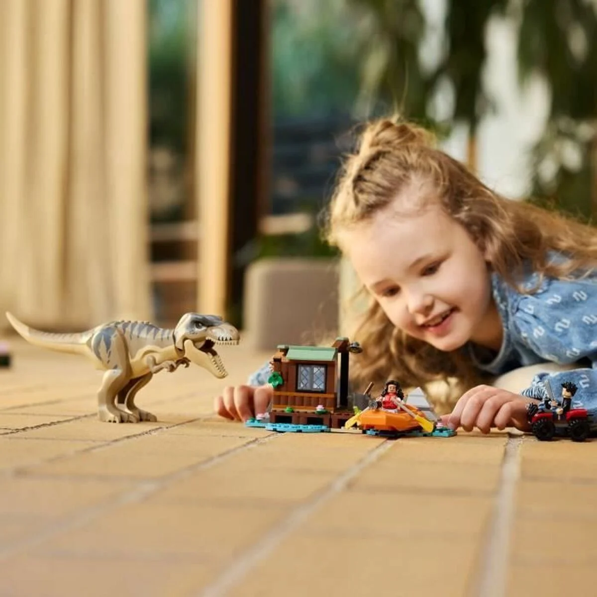 Juego de Construcción Lego JURASSIC WORLD 76975 T.Rex River Escape