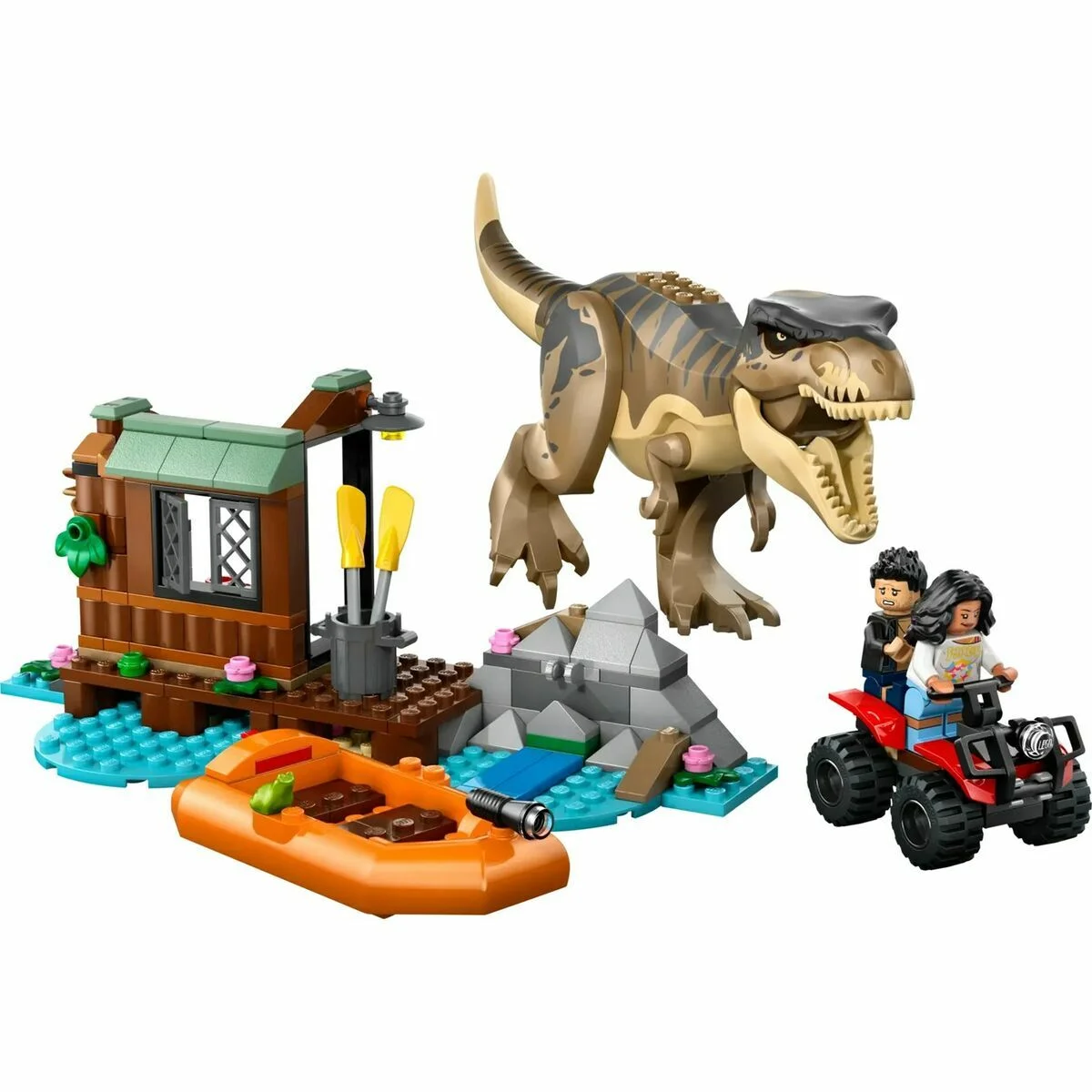 Juego de Construcción Lego JURASSIC WORLD 76975 T.Rex River Escape