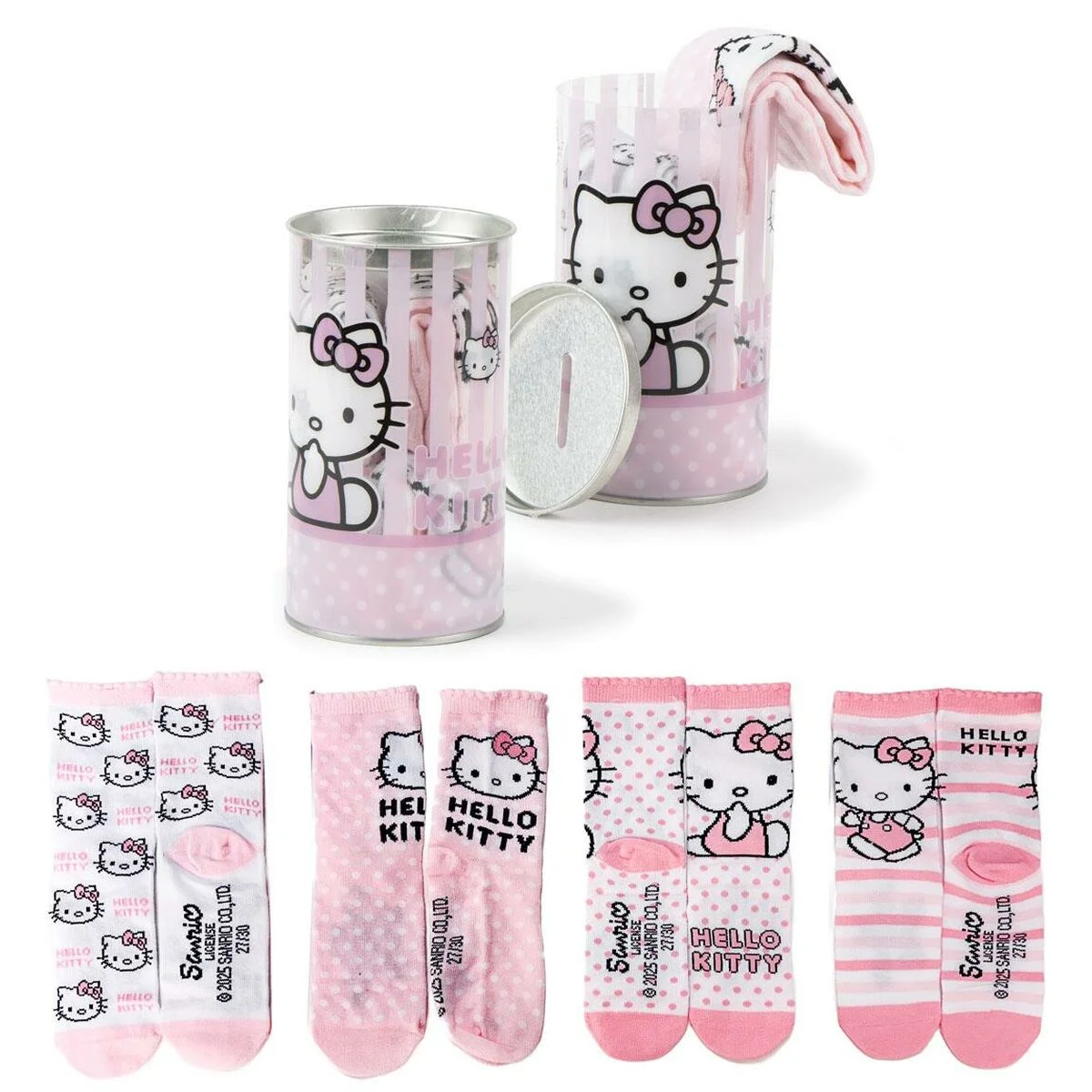 Pack de calcetines Hello Kitty 4 Piezas
