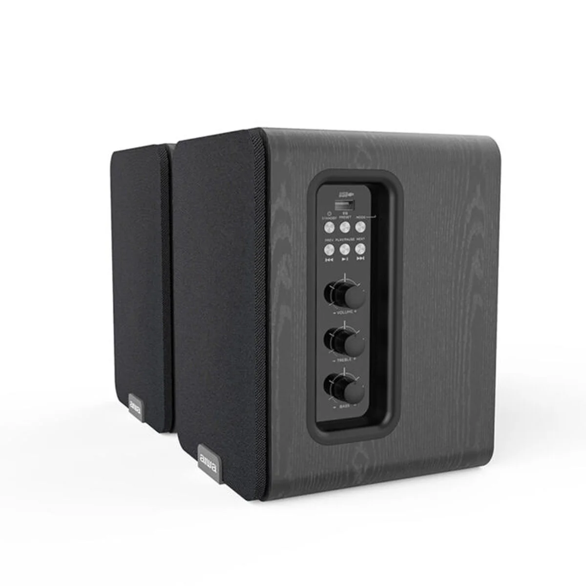 Altavoces Portátiles Aiwa ASPA200BK  NEGR 2 x 25 W Negro