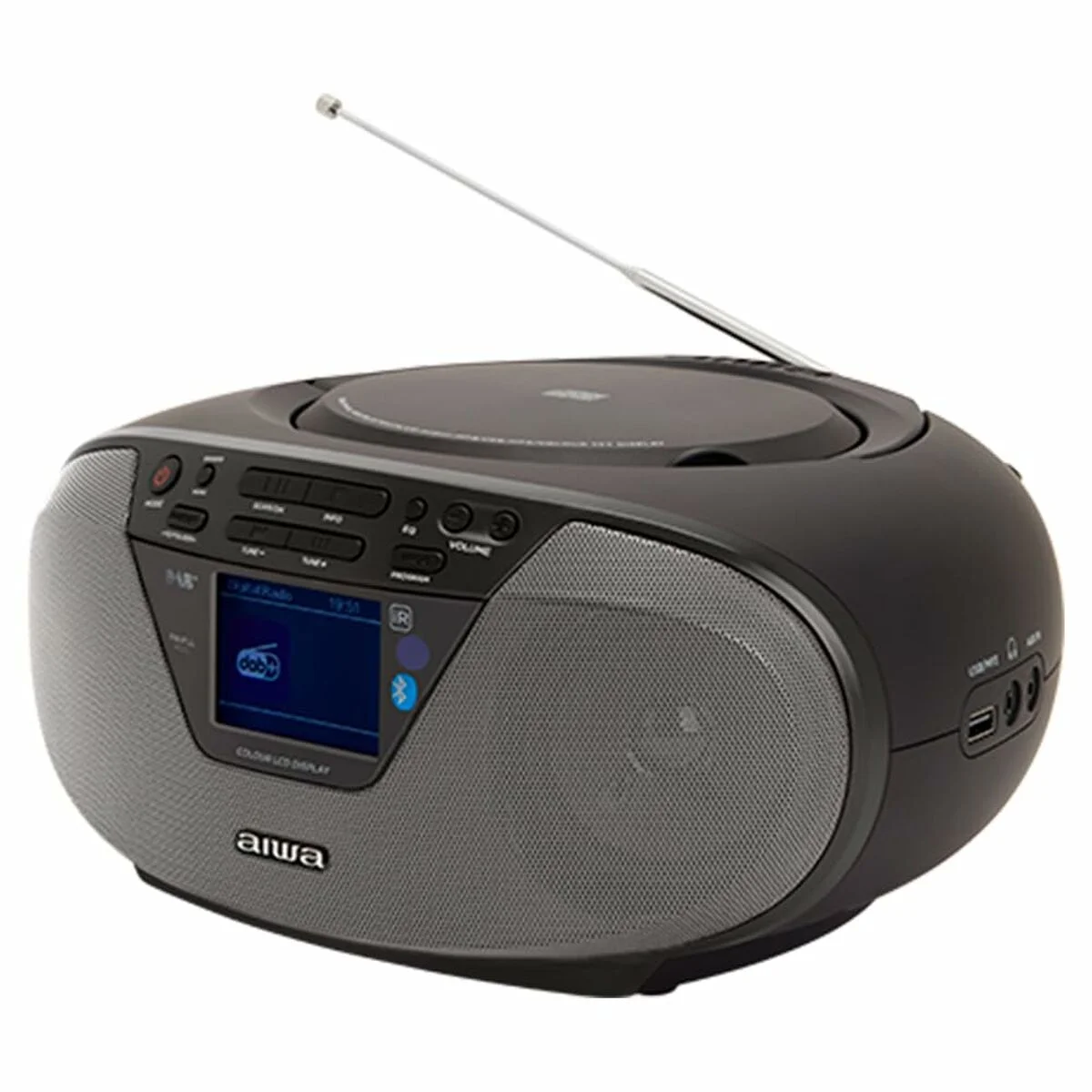 Radio CD MP3 Aiwa BBTU500DAB/BK Negro FM