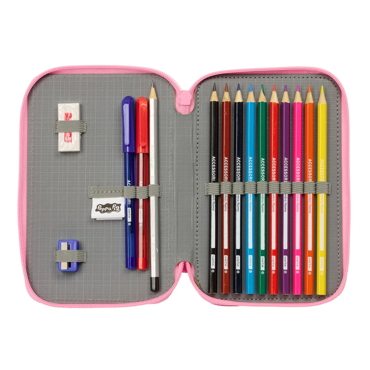 Portatodo Peppa Pig Baby pig Multicolor 12.5 x 19.5 x 4 cm 29 Piezas