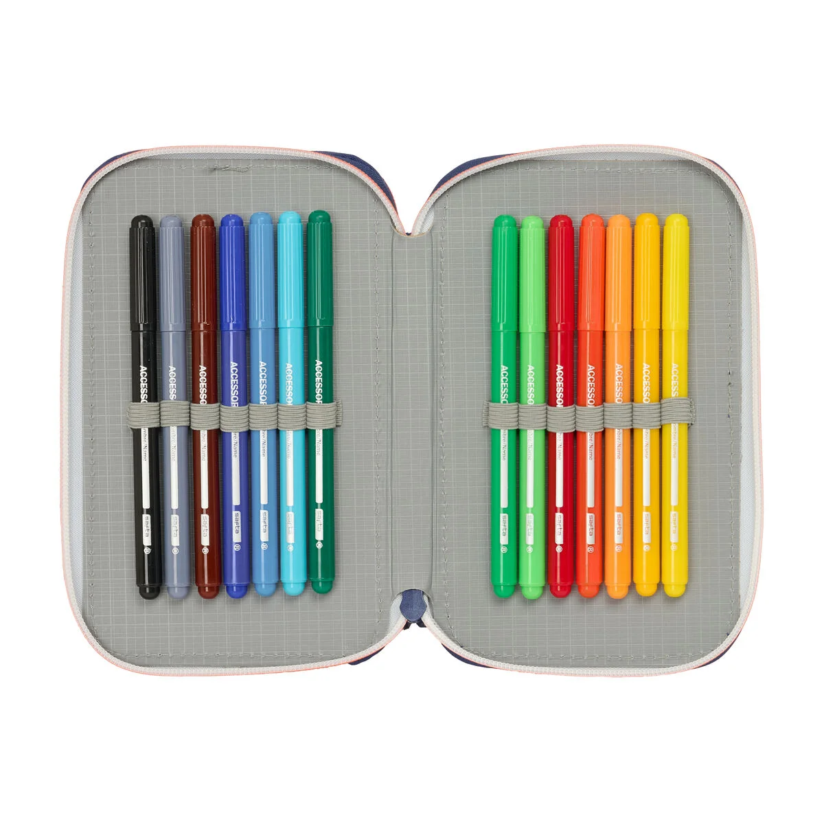 Portatodo F.C. Barcelona Azul marino 12.5 x 19.5 x 4 cm 29 Piezas