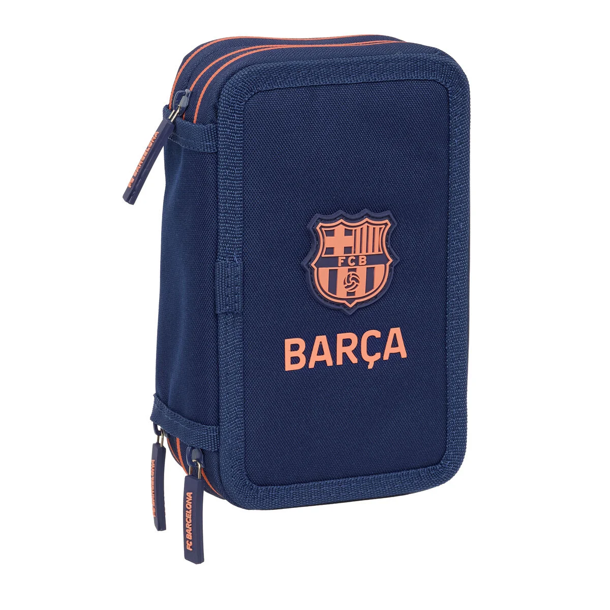 Portatodo F.C. Barcelona Azul marino 12,5 x 19,5 x 5,5 cm 37 Piezas