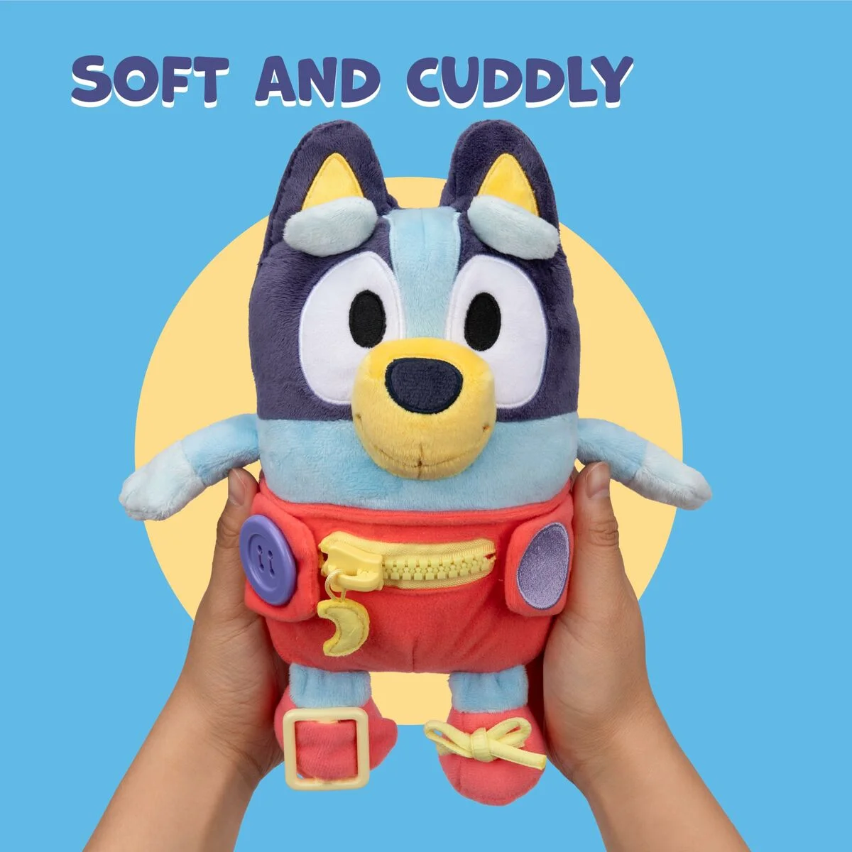 Peluche Bluey Azul rouge Plástico