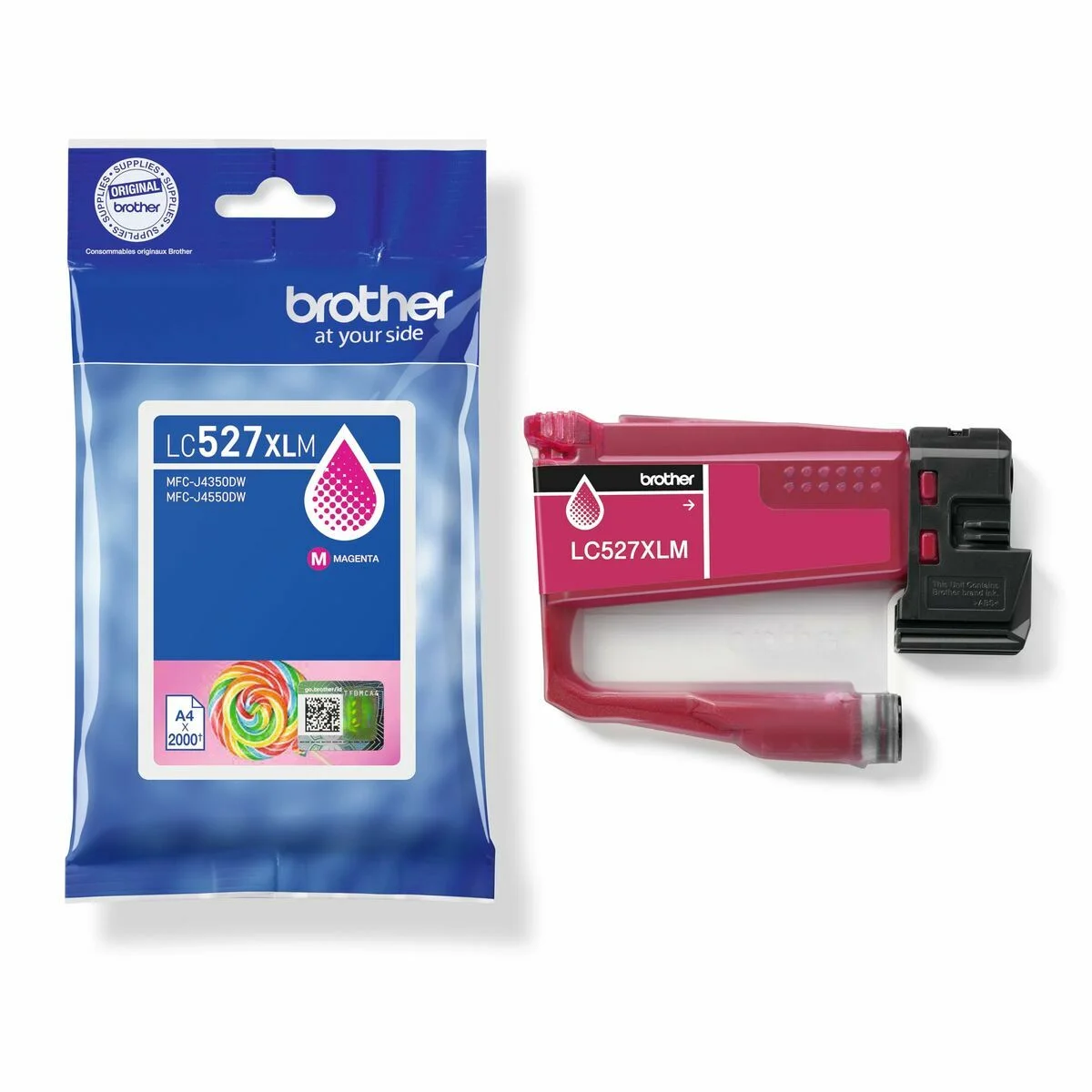 Cartucho de Tinta Original Brother LC527XLM Magenta