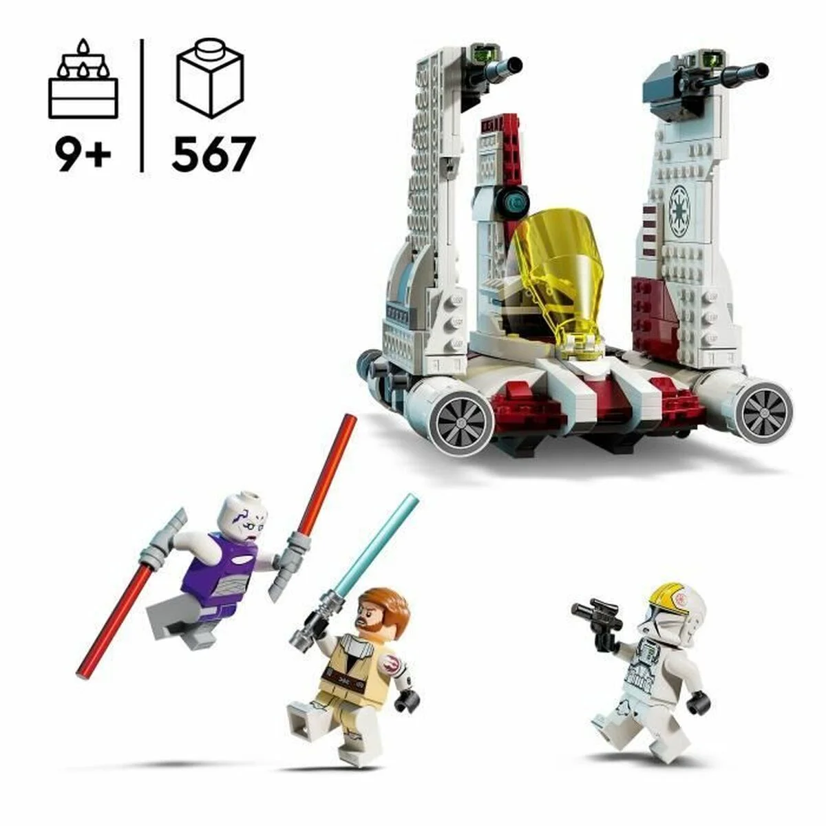 Juego de Construcción Lego STAR WARS 75432 V-19 Torrent Starfighter