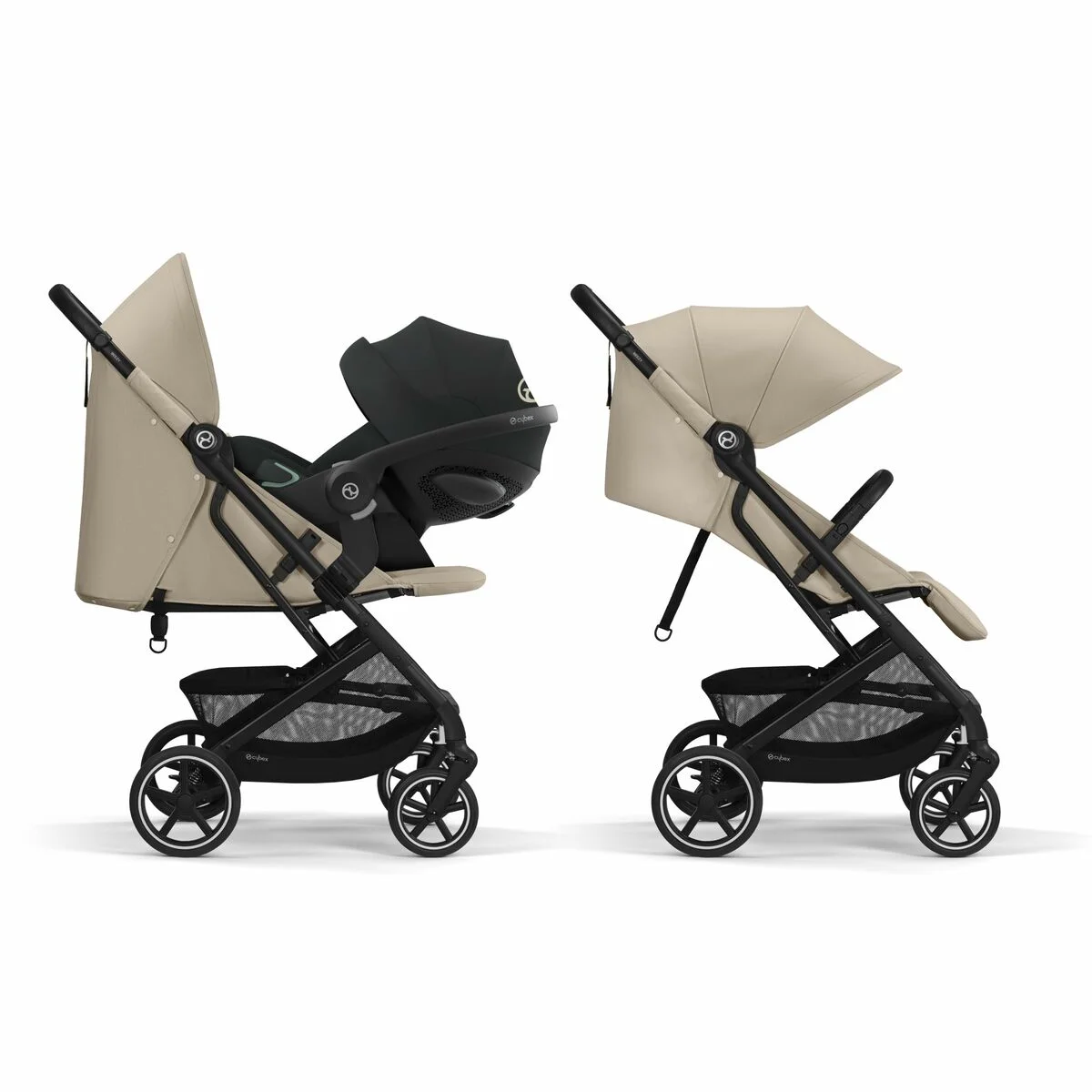Carro de Paseo para Bebé Cybex Beezy BLK Beige