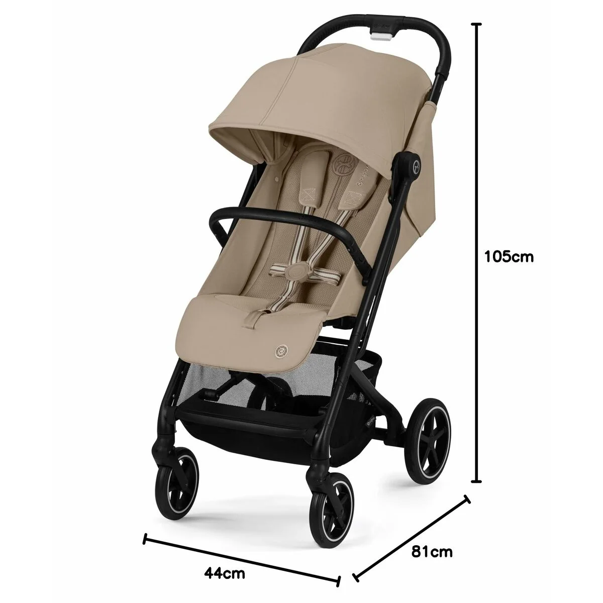 Carro de Paseo para Bebé Cybex Beezy BLK Beige