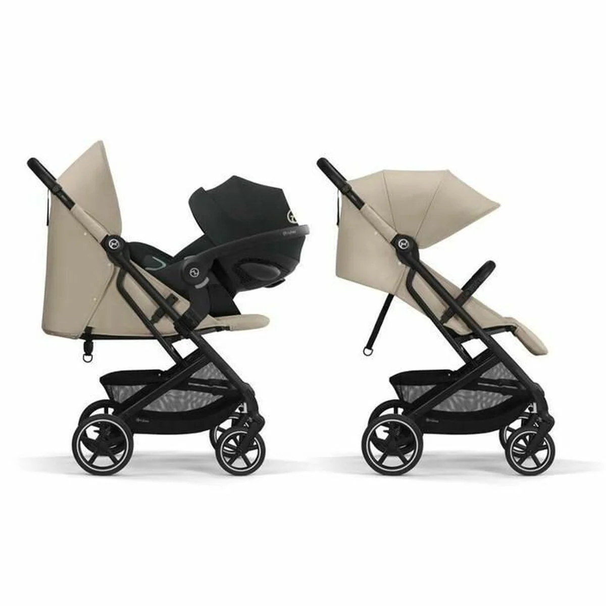 Carro de Paseo para Bebé Cybex Beezy BLK Beige