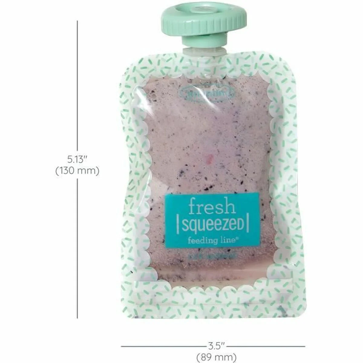 Recipiente Conservador de Alimentos Infantino Transparente Plástico 100 ml (25 Unidades)