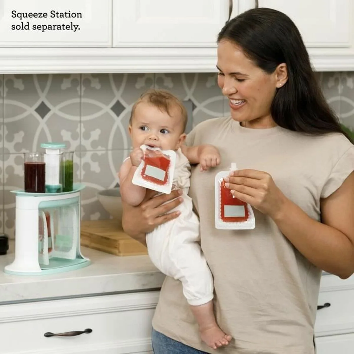 Recipiente Conservador de Alimentos Infantino Transparente Plástico 100 ml (25 Unidades)