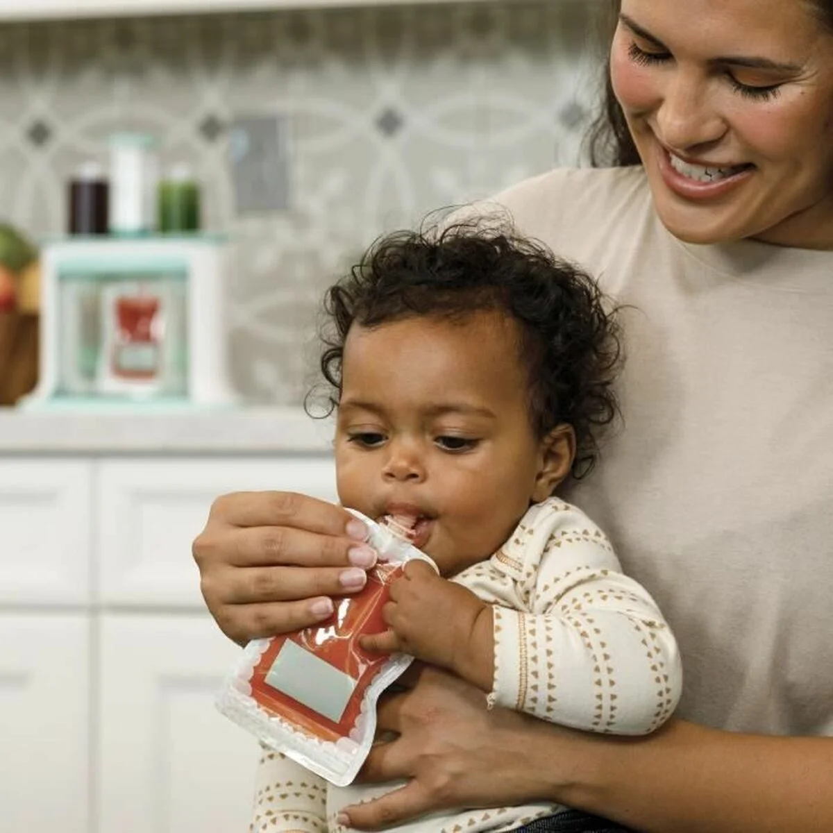 Recipiente Conservador de Alimentos Infantino Blanco Plástico