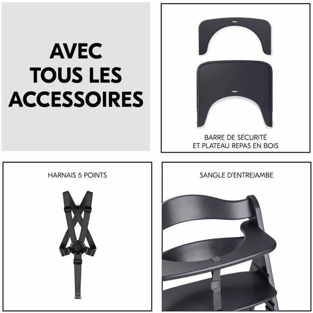 Trona Hauck Marrón Gris oscuro