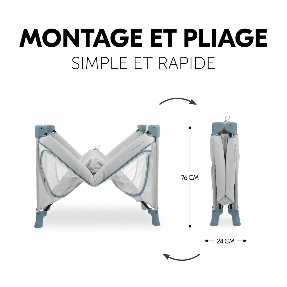 Cuna de Bebé Hauck Azul