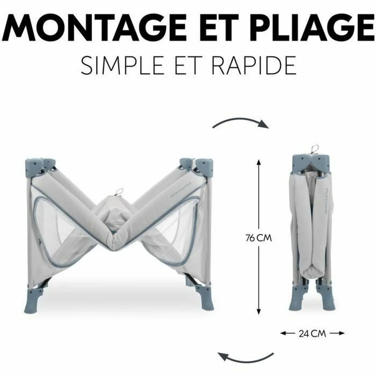 Cuna de Bebé Hauck Azul