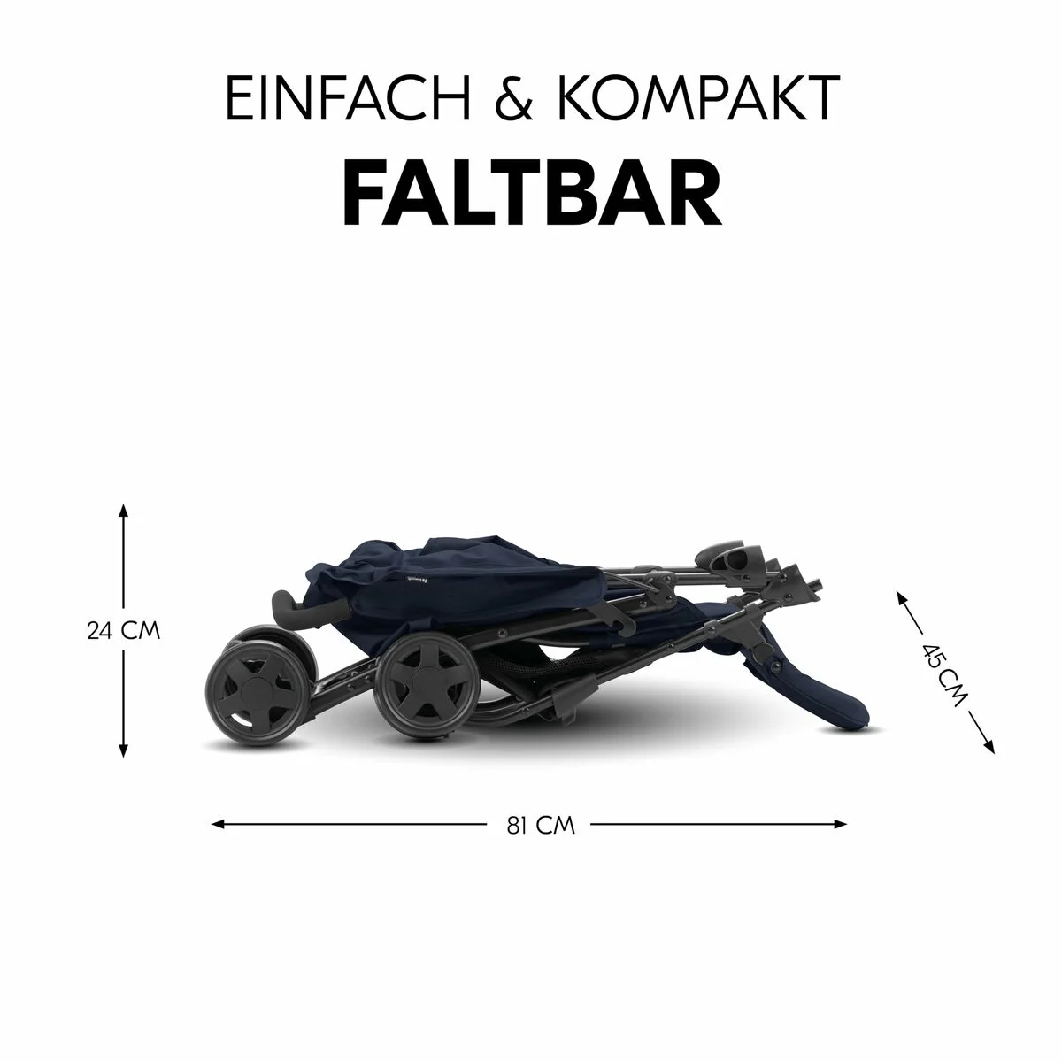 Carro de Paseo para Bebé Hauck Azul oscuro