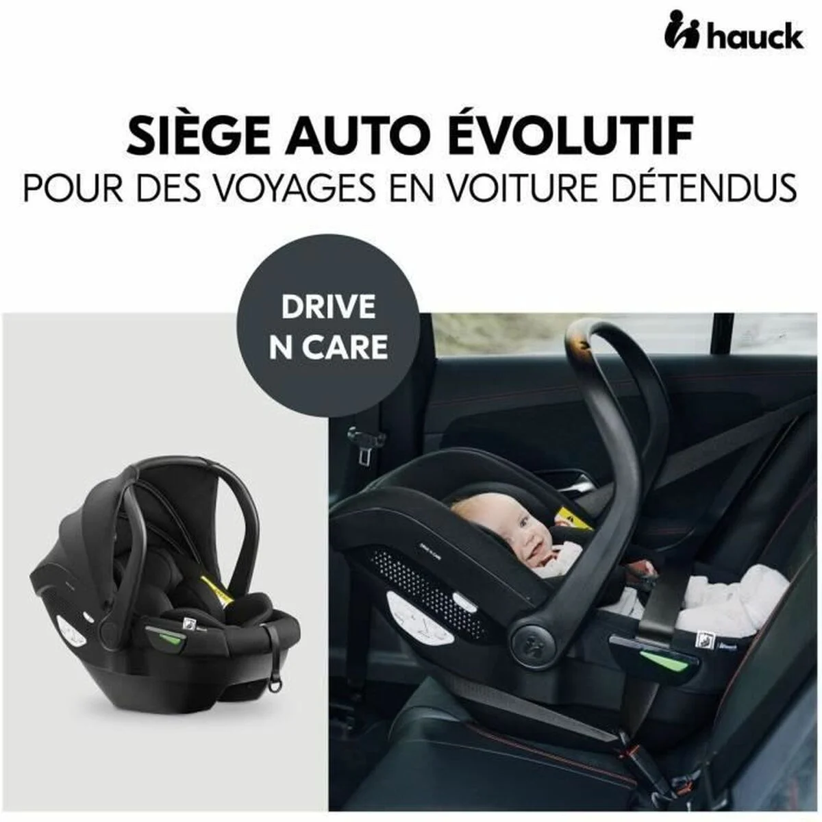 Silla para el Coche Hauck Negro