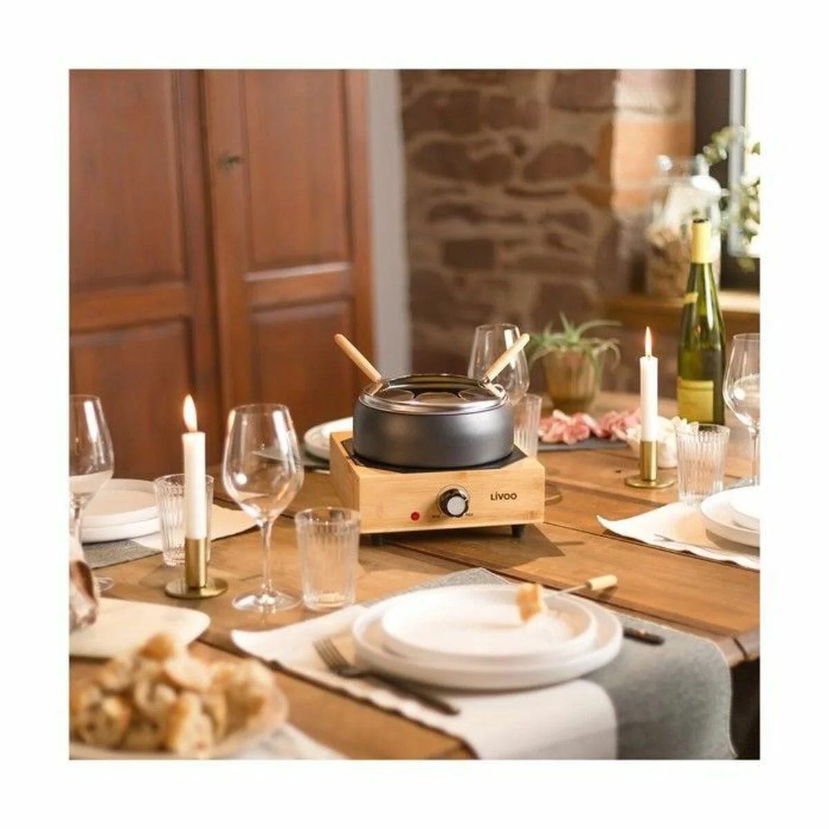 Fondue Livoo DOC287 800 W 2 L 8 personas