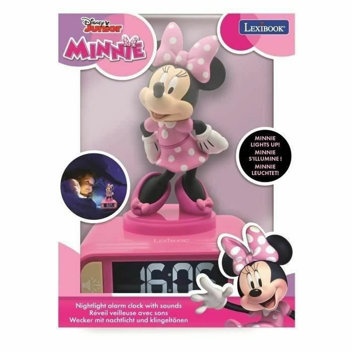 Reloj Despertador Minnie Mouse Minnie