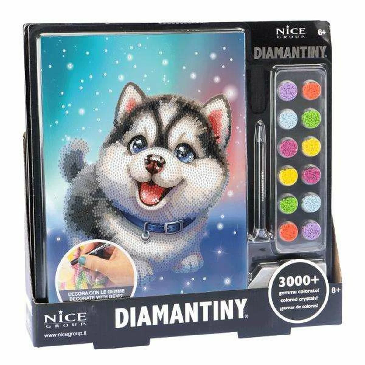 Juego Educativo Crystal Art Diamantiny 32 x 32 x 2,4 cm