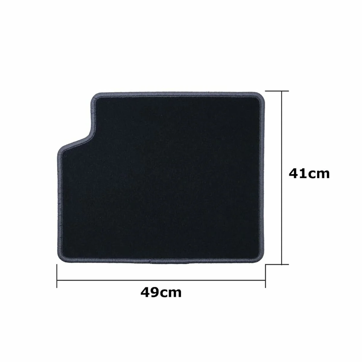 Set de Alfombrillas para Coche OCC Motorsport OCCTY0014GD Negro Gris oscuro Toyota Corolla Terciopelo