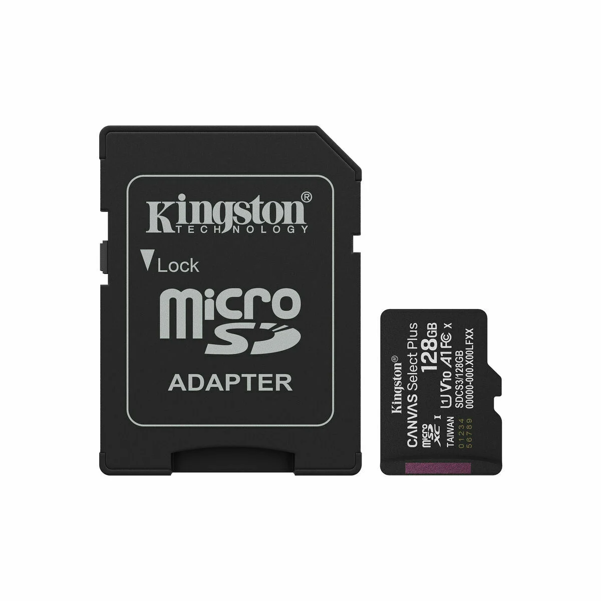 Tarjeta de Memoria Micro SD con Adaptador Kingston SDCS3/128GB 128 GB
