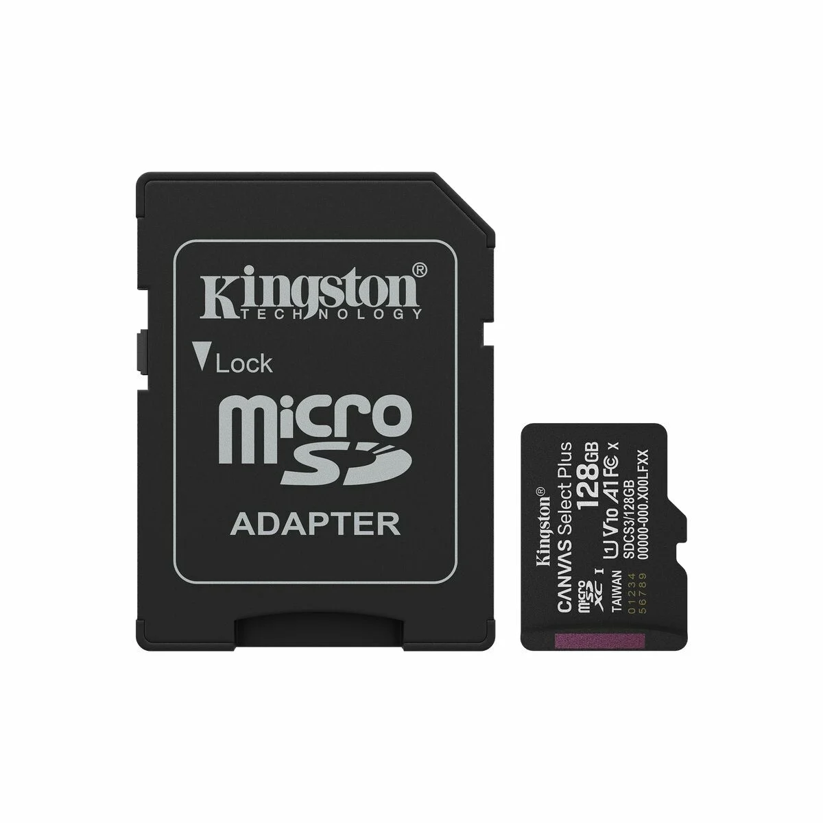 Tarjeta de Memoria Micro SD con Adaptador Kingston SDCS3/128GB 128 GB