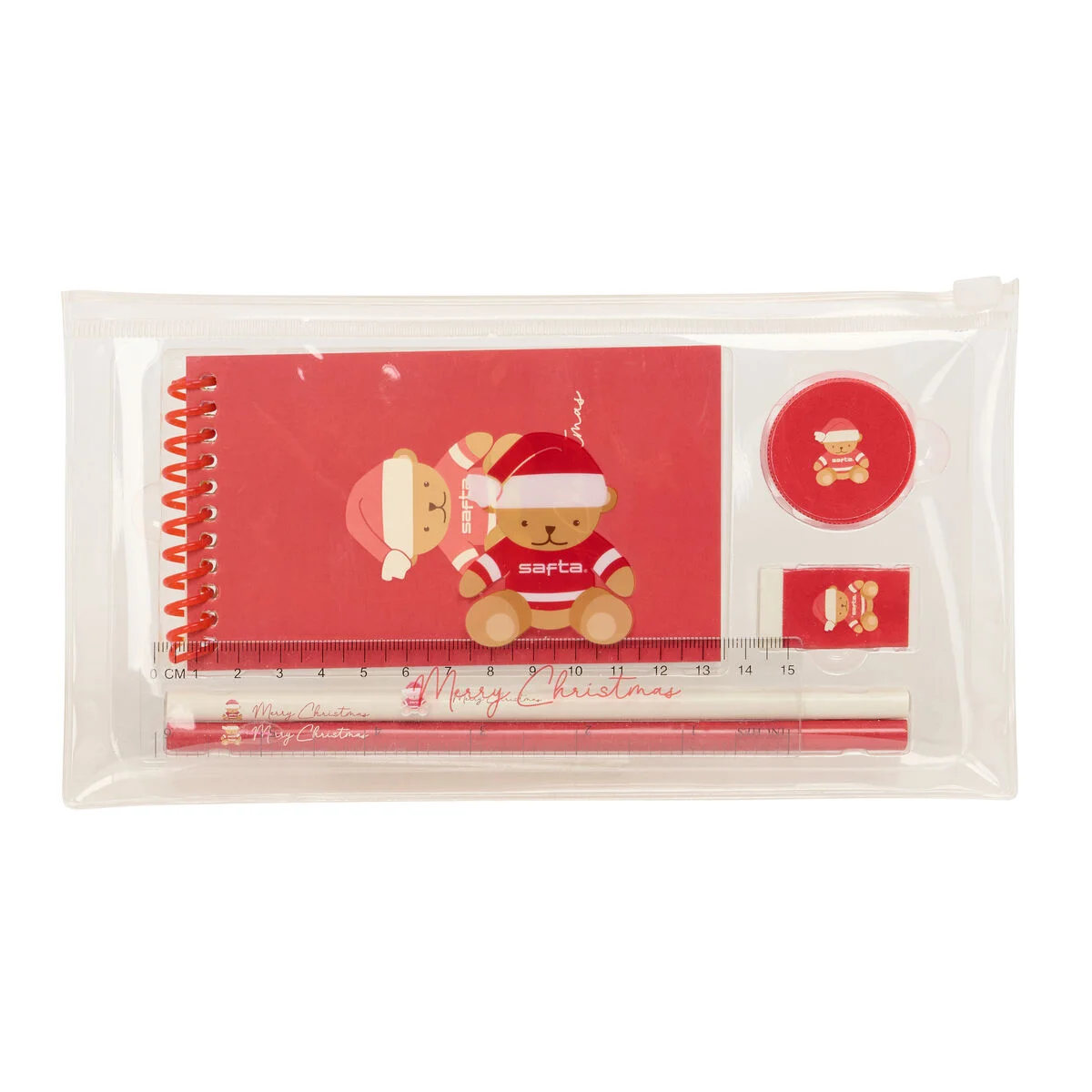 Portatodo Safta Rojo 22,5 x 10,5 x 1 cm