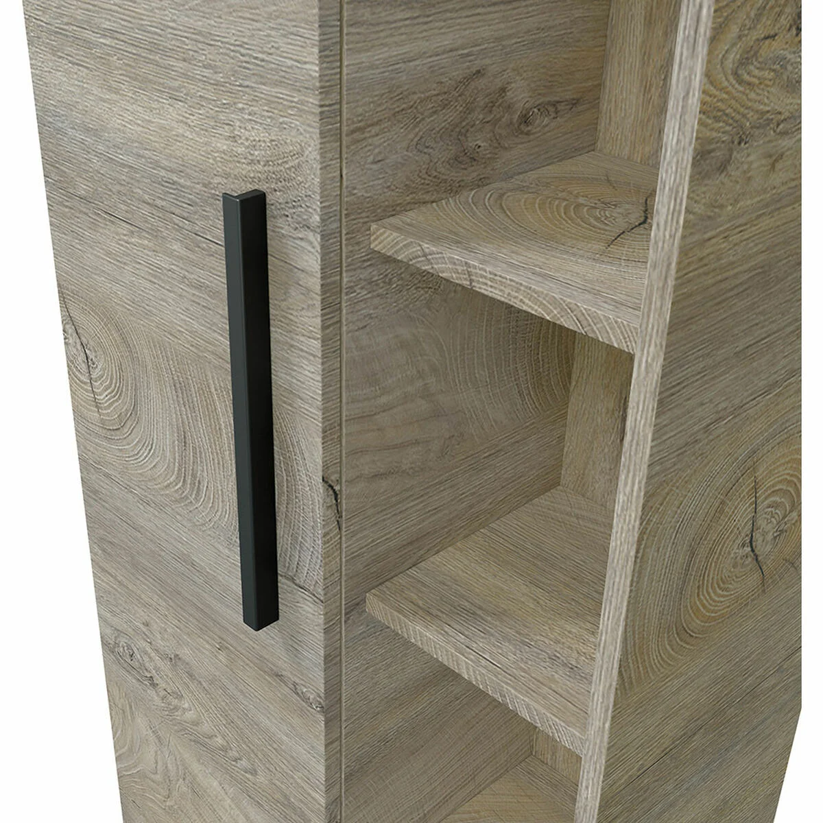 Cupboard Forés Brown Melamin 51 X 25 X 135 CM