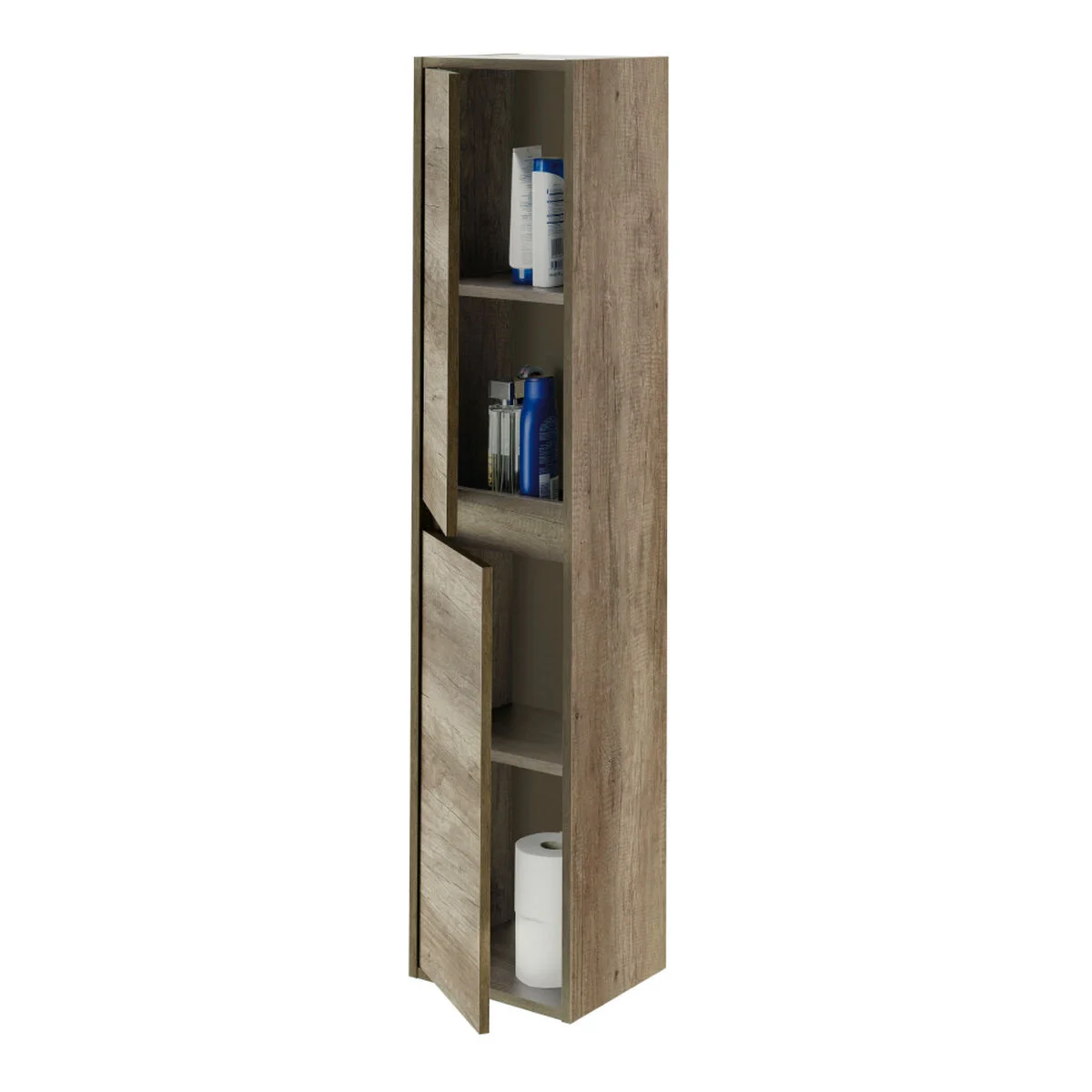Cupboard Forés Brown Melamin 30 X 25,5 X 140 CM