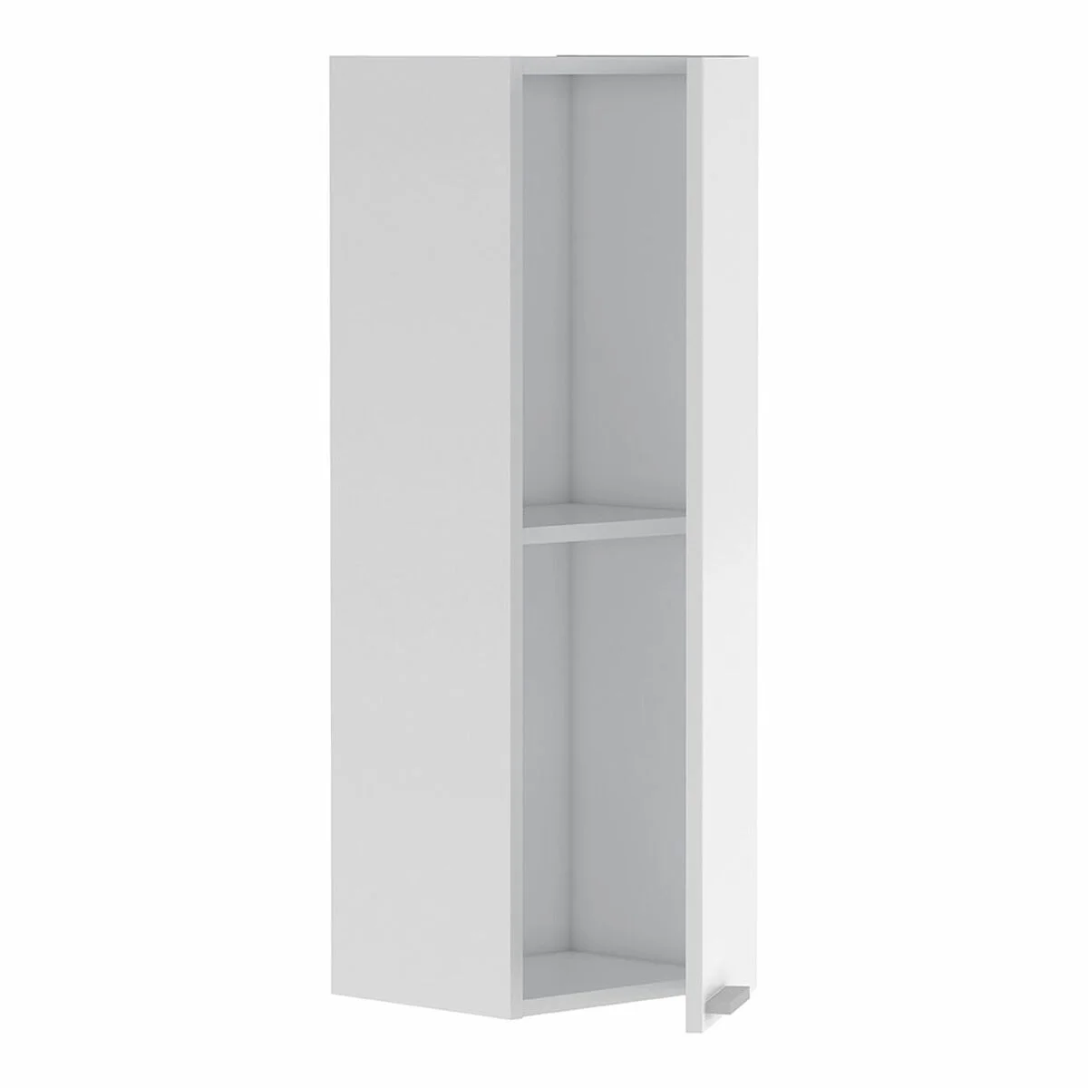 Cupboard Forés White Grey Aluminium ABS 30 X 25 X 85 CM