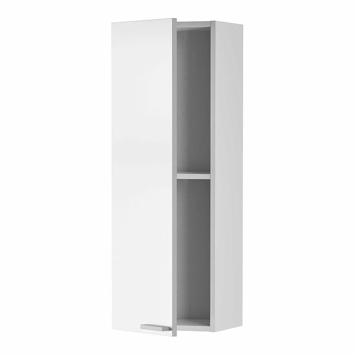 Cupboard Forés White Grey Aluminium ABS 30 X 25 X 85 CM