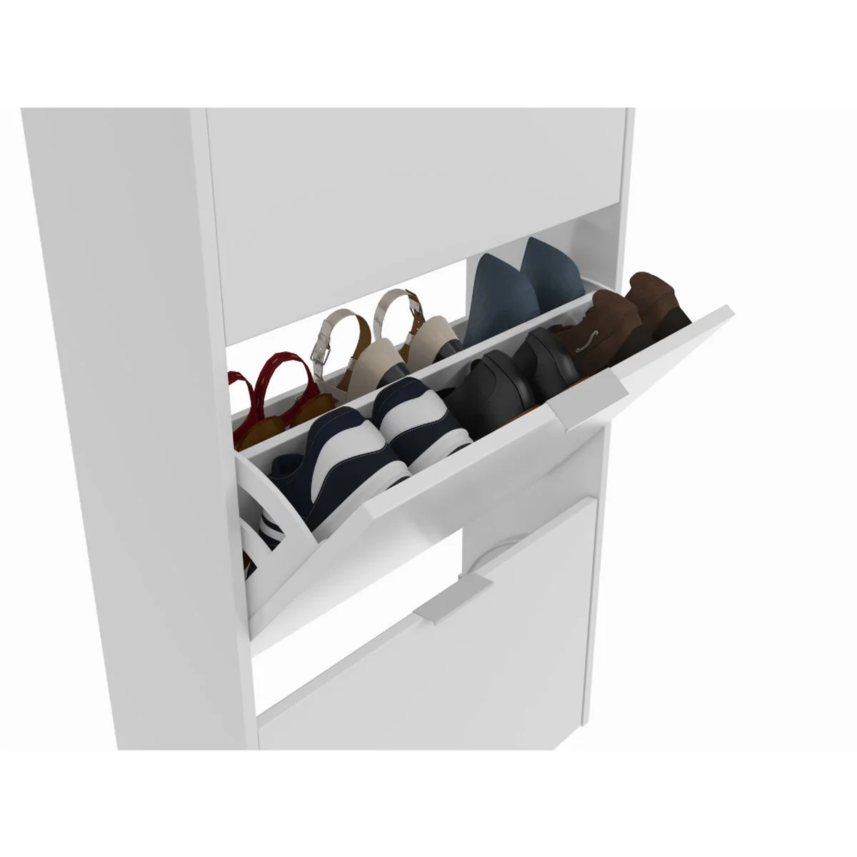 Shoe Rack Forés Grey 60 X 22 X 113 CM