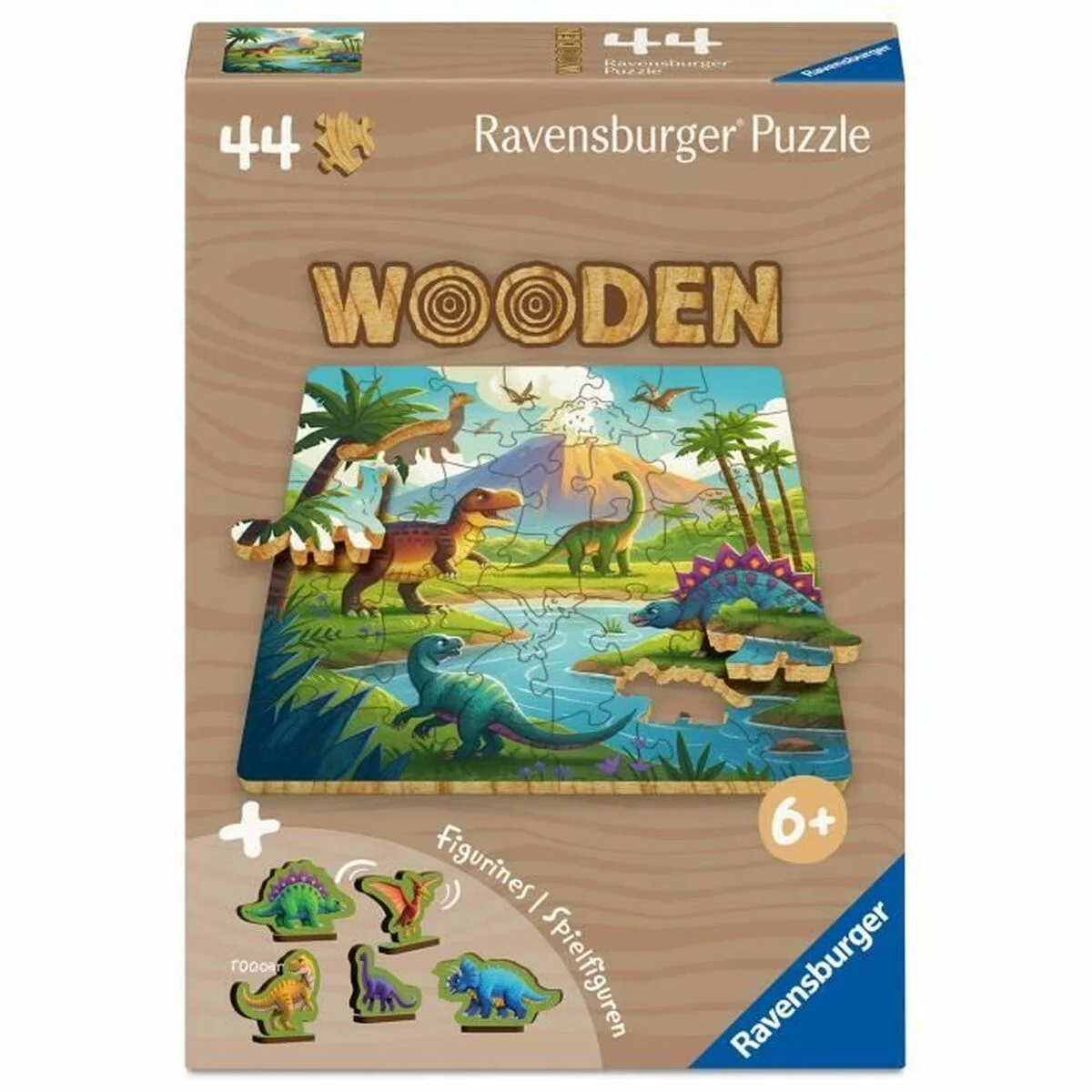 Puzzle Ravensburger Wooden 44 Piezas