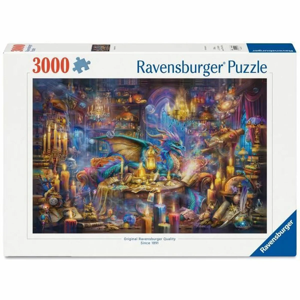 Puzzle Ravensburger Dragon's Library 3000 Piezas