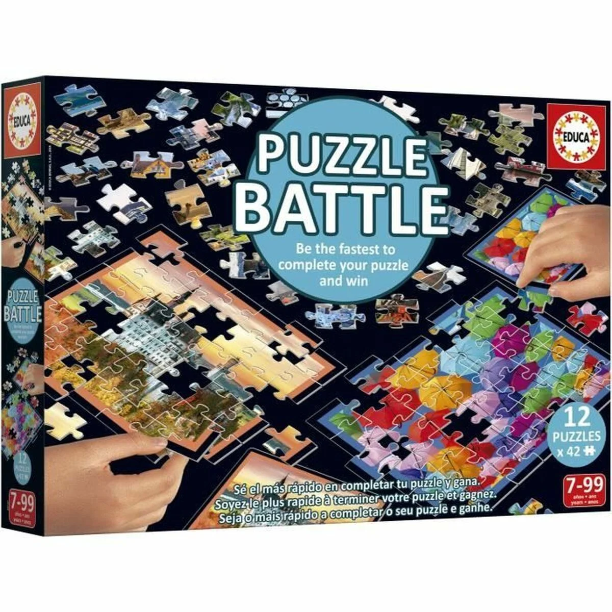 Puzzle Educa Battle Travel 42 Piezas (12 Unidades)
