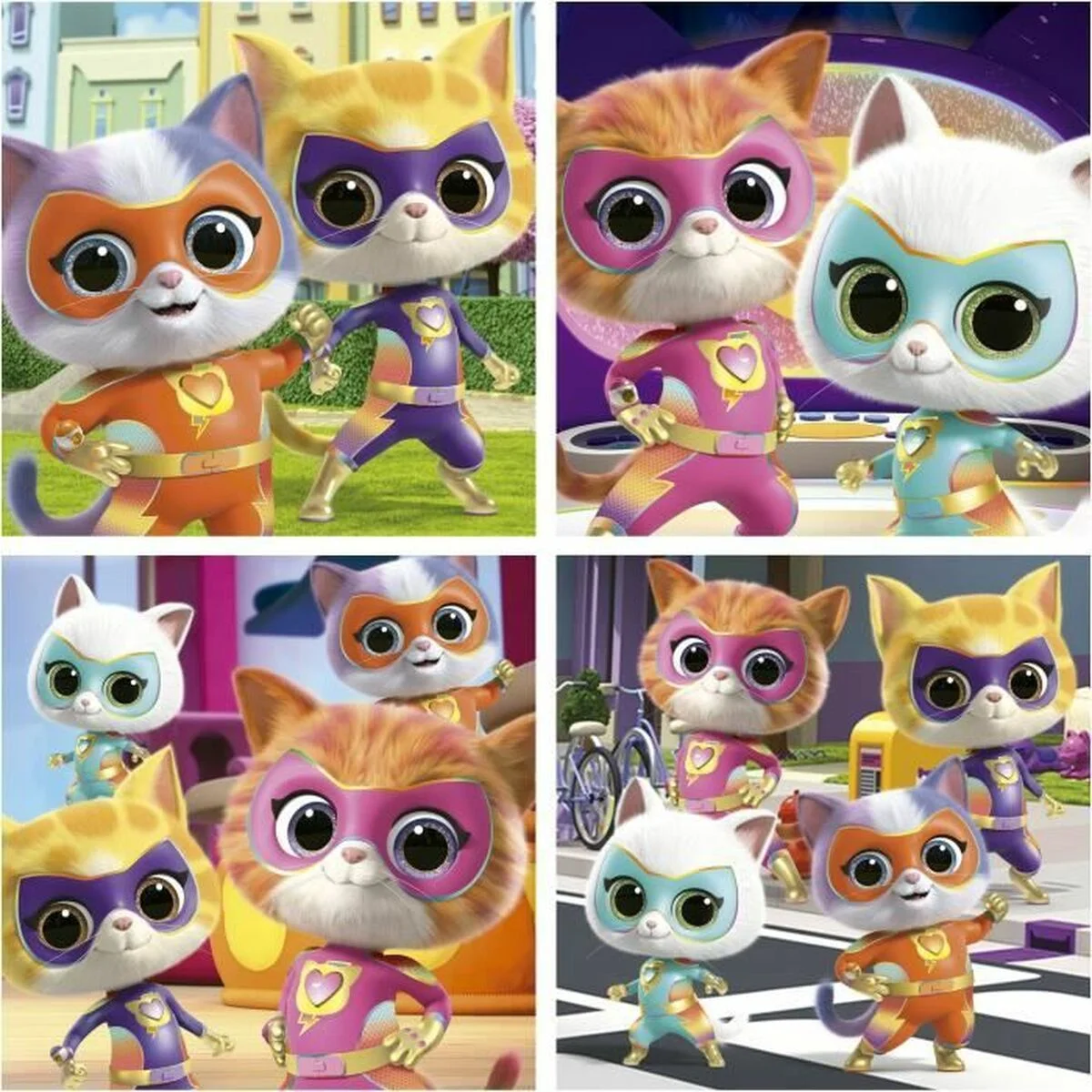 Puzzle Educa SuperKitties 12 Piezas 16 Piezas 20 Piezas 25 Piezas