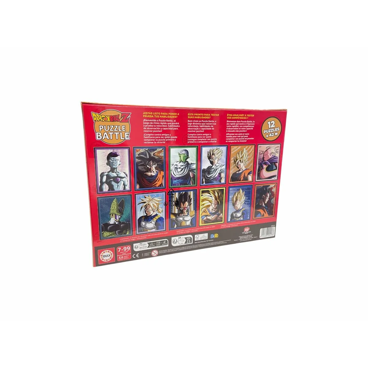 Puzzle Educa Batalla Dragon Ball Z (12 Unidades)