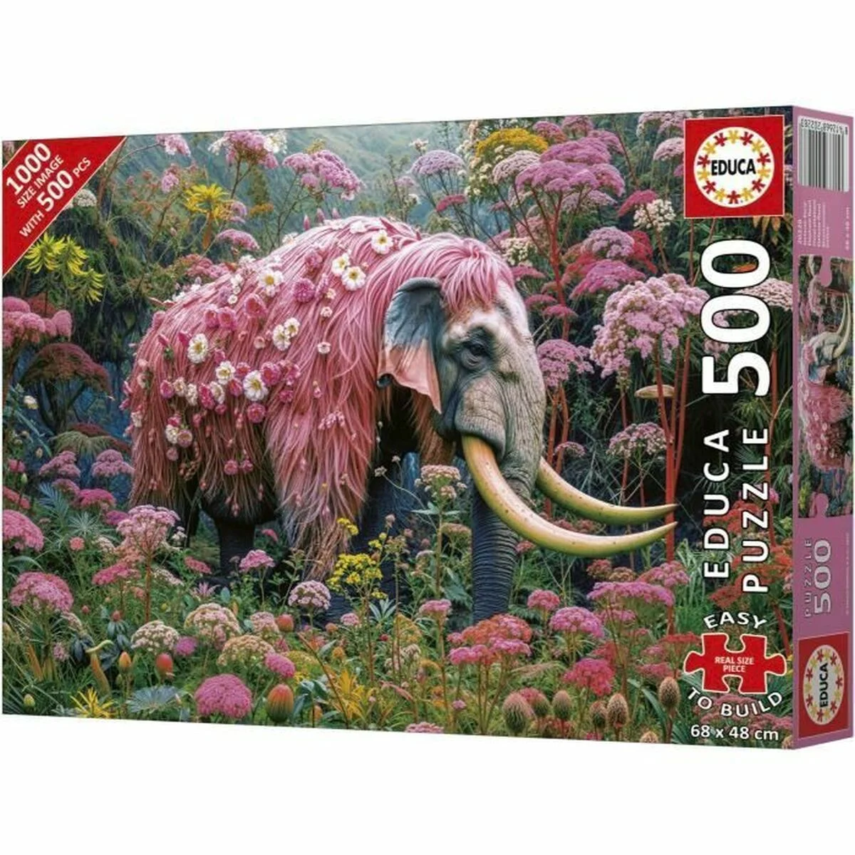 Puzzle Educa Elefante Florido 500 Piezas