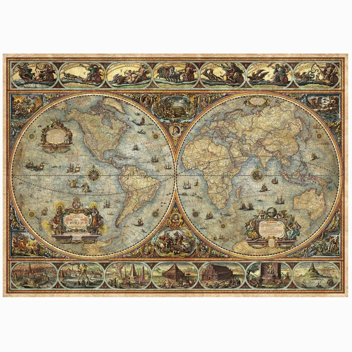 Puzzle Educa Orbis Terrarum 1000 Piezas