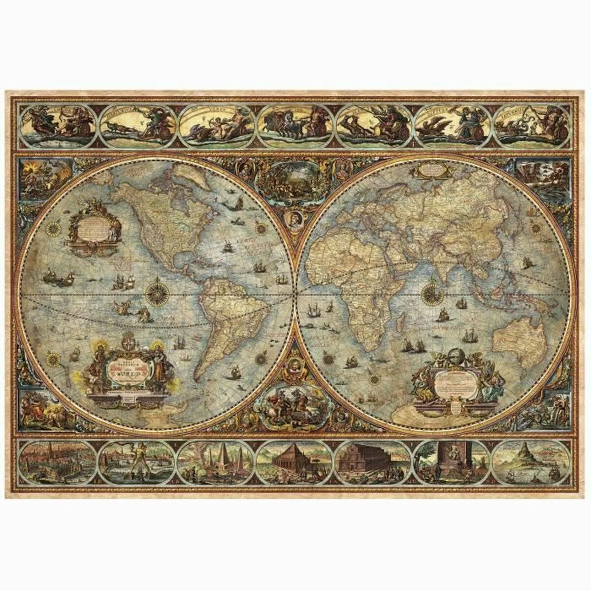 Puzzle Educa Orbis Terrarum 1000 Piezas