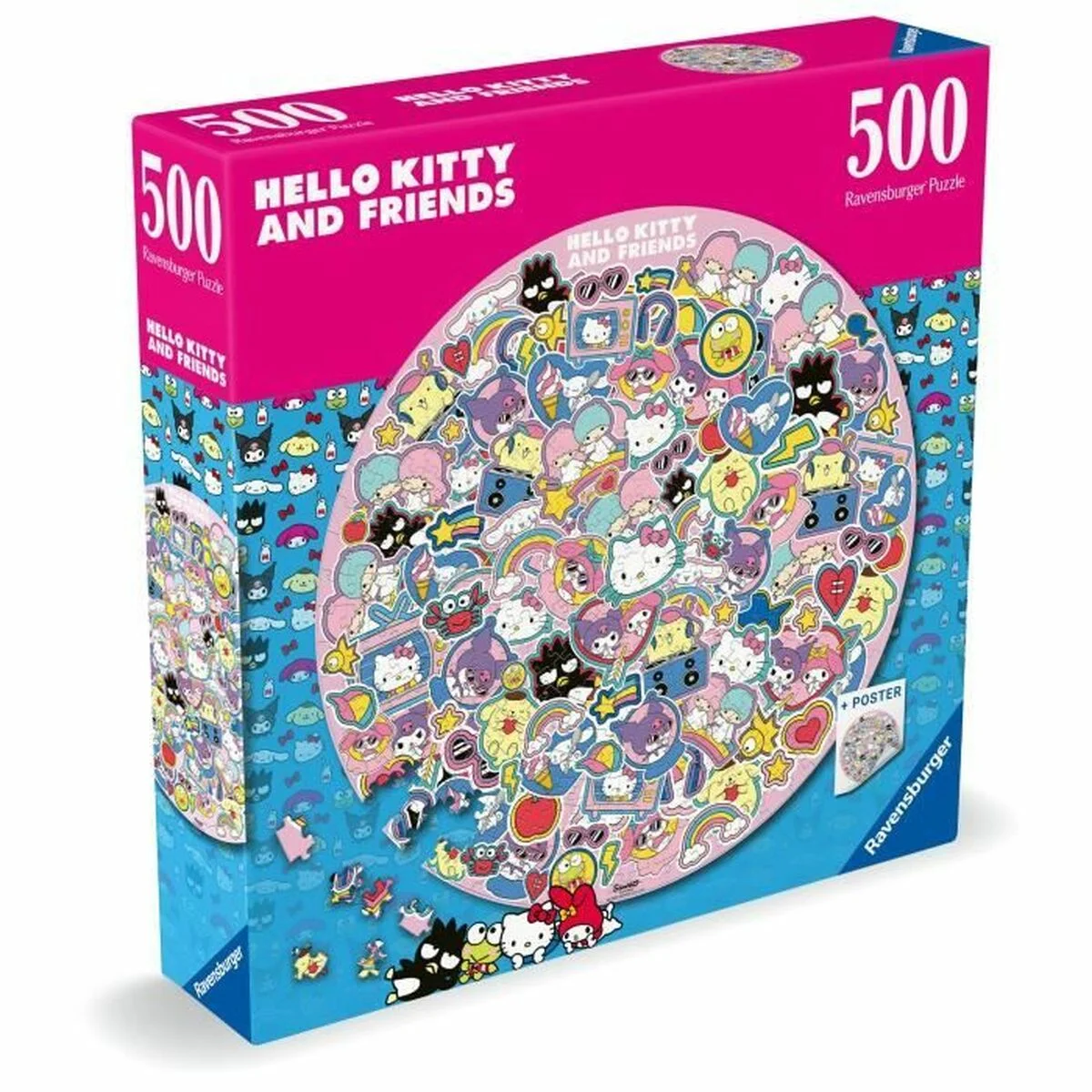 Puzzle Hello Kitty Hello Kity and friends 500 Piezas