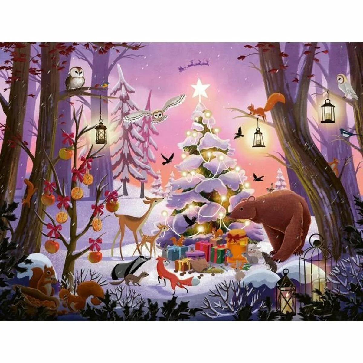 Puzzle Ravensburger NAVIDAD EN EL BOSQUE 2000 Piezas